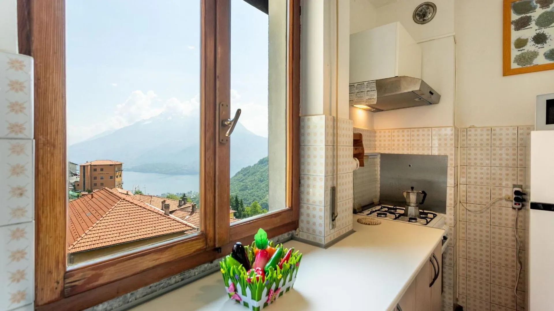 Sciura Elena'S Terrace With Lake, Mounts & Valley By Halldis Garzeno