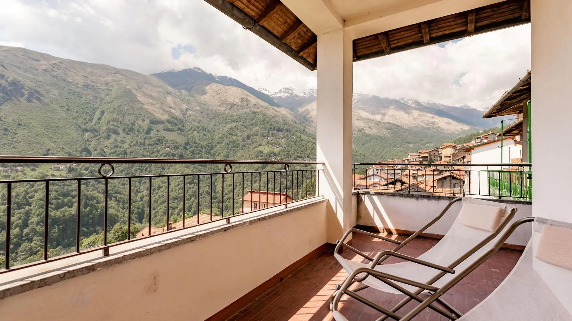 Sciura Elena'S Terrace With Lake, Mounts & Valley By Halldis Garzeno